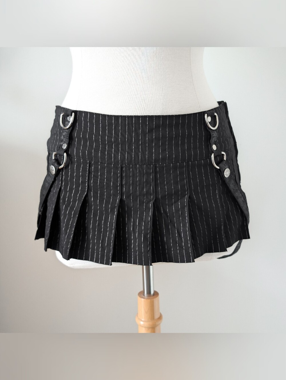 RARE Lip Service Gangsta Pranksta Married to the Mob 53-157 vintage mini skirt 3